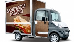 Mega Multitruck für den Sandwich-Verkauf