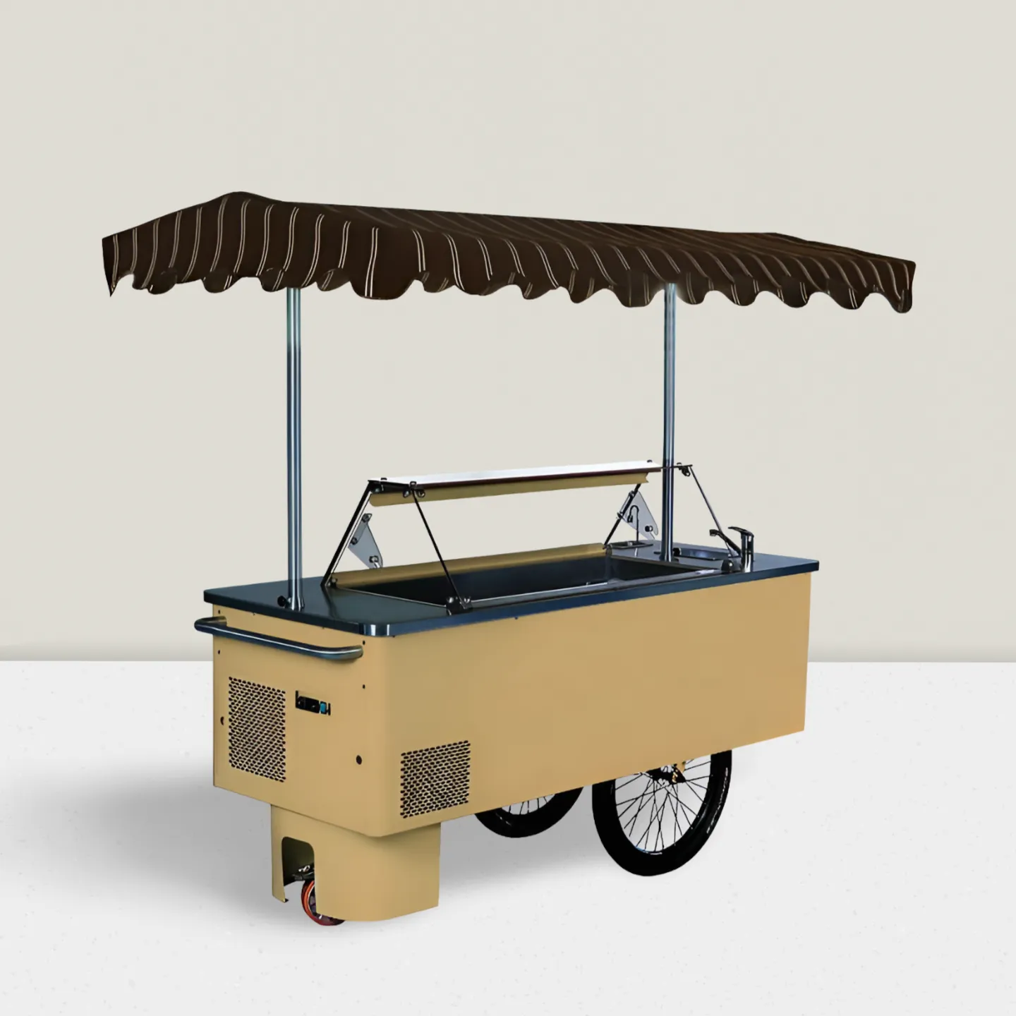 Eisvitrine Riksha K-1 RK 7 mit Boiler